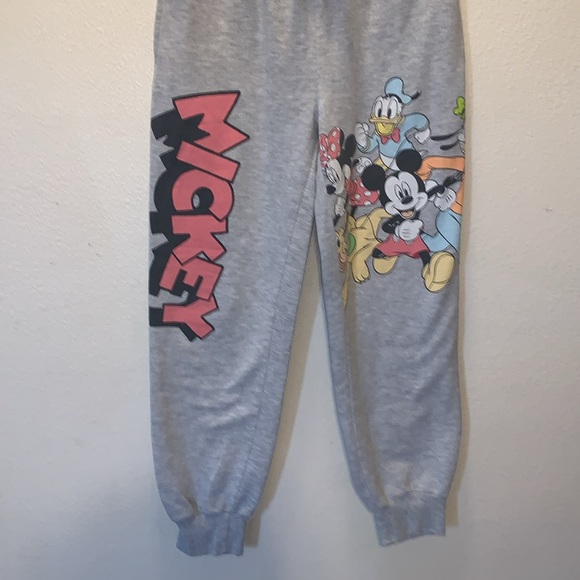 Disney Mickey Mouse Crew Goofy Donald Pluto jogger style sweatpants - Picture 3 of 9